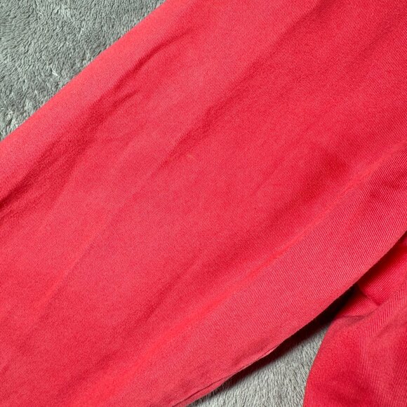 Jones New York Country Red Denim Jacket Women’s L Cotton Button Front - Picture 10 of 16